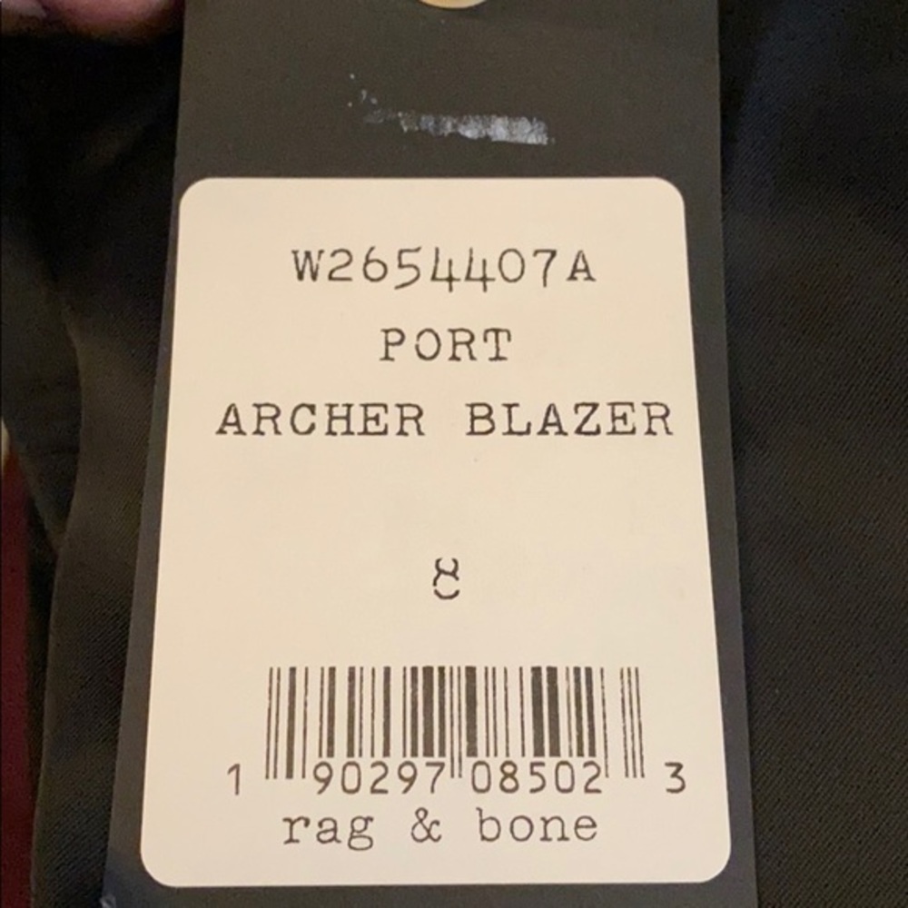 NWT Rag & Bone Archer Blazer Sz 8 - Picture 3 of 3